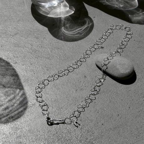 norme  hook circle necklace / SV925