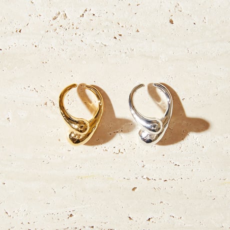 Metal art pinky cuff ring (one color)