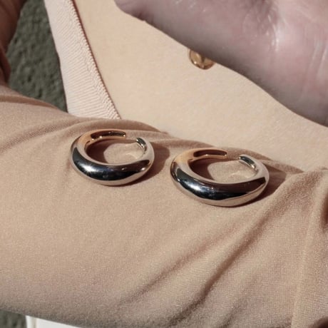 norme sleek earcuff ring  ＃12  (Mix/1P) / SV925＋Gold Plated