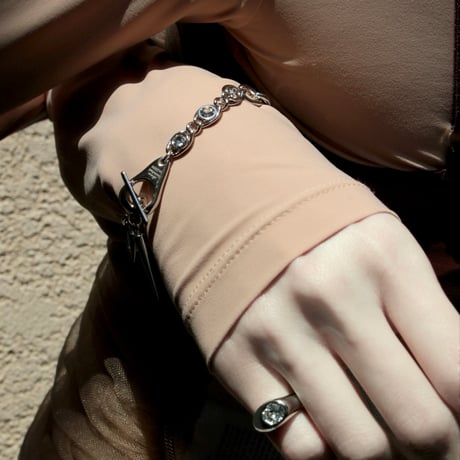 Dark metal bracelet