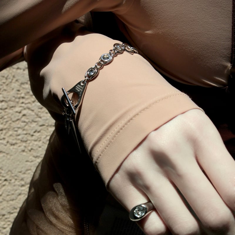 Dark metal bracelet | Soierie Online Store