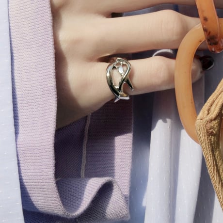 Tribal pinky cuff ring