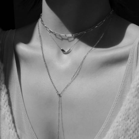 norme long frame necklace (Men's) / SV925＋Gold Plated