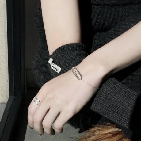 norme uncut clip bracelet / SV925