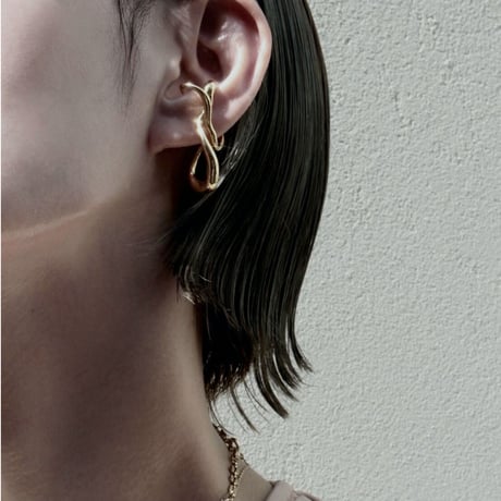 Connect loop earcuff (1P) (one color)