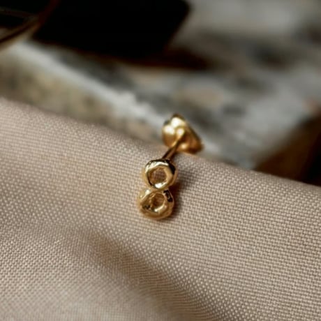 norme numbering pierce (1P) / SV925＋Gold Plated