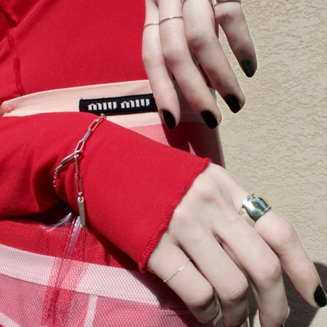 norme dew long frame bracelet / SV925