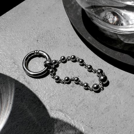 Metal ball carabiner ring