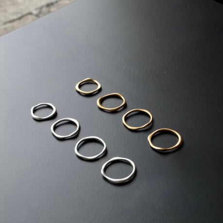 norme dew slim ring (Matt) / SV925