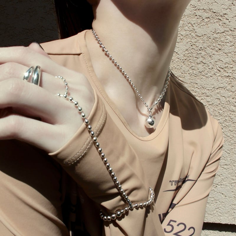 Pome ballchain necklace | Soierie Online Store