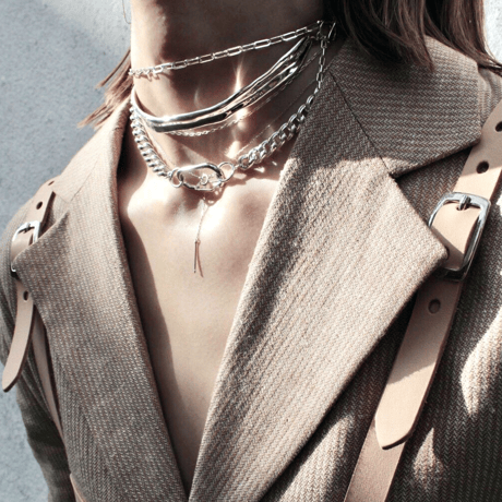 norme necklace (Bold) / SV925