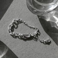 Key motif carabiner bracelet