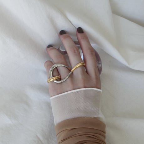 Connect eight loop ring (small/2P) (mix color)
