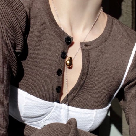Poire long necklace