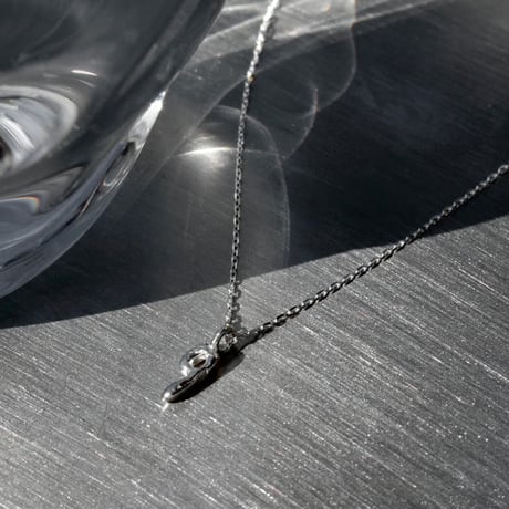 norme numbering mini necklace / SV925
