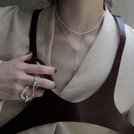 Layered necklace (3P) (mix color)