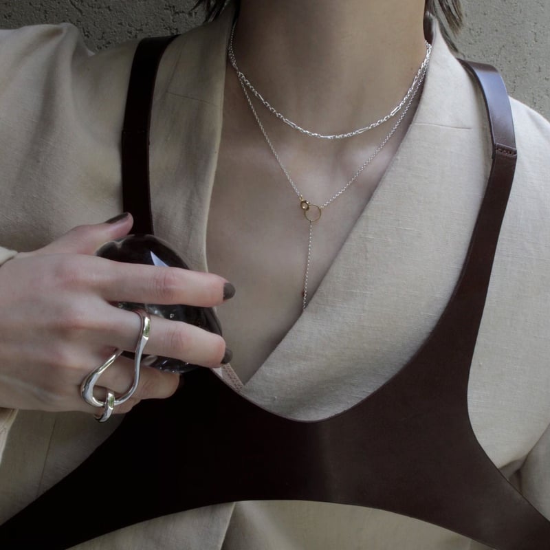 Layered necklace (3P) (mix color) | Soierie Onl