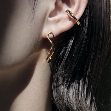 Soft circle earcuff (gloss/1P) (one color)