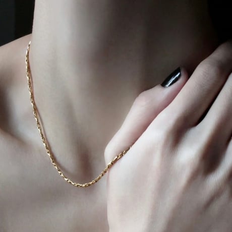 norme dew snake necklace / SV925＋Gold Plated