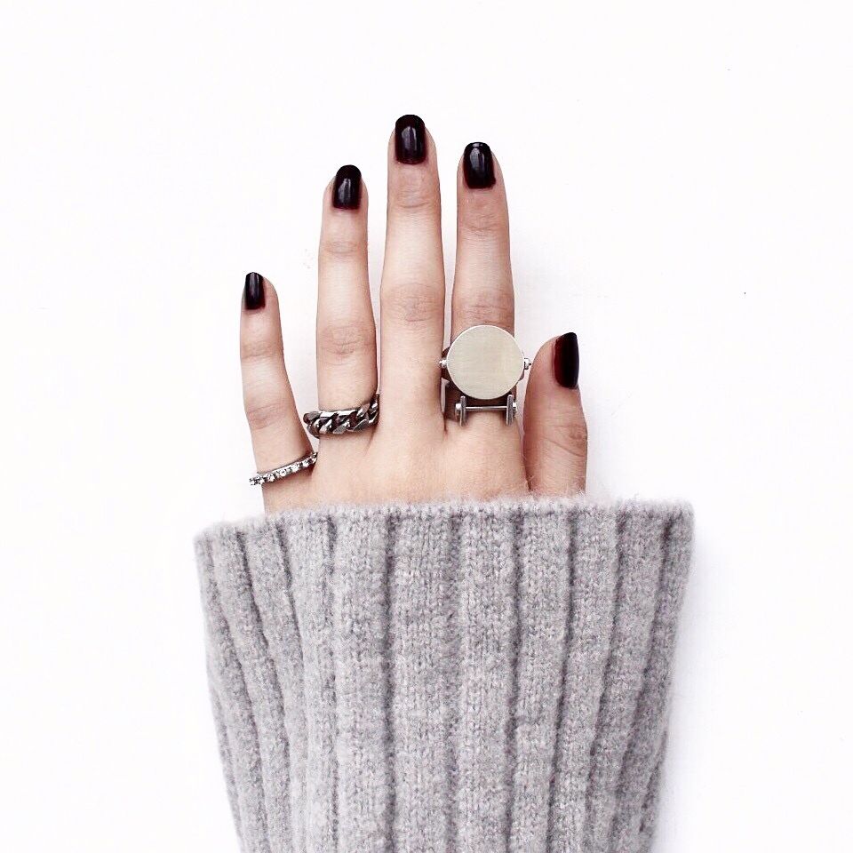 soierieソワリーリング Soierie ソワリー / Stacking chain ring - SALT
