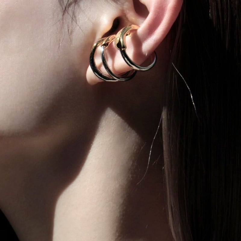 Clicker earcuff ring (mix color) | Soierie Onli Clicker earcuff ring (mix color) | Soierie Onli