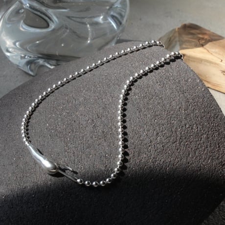 norme ball chain necklace / SV925