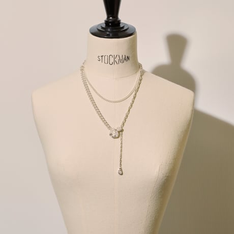 Rose layered necklace