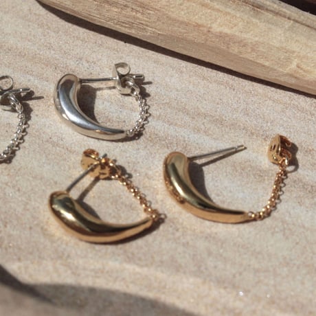 norme first metal pierce / SV925＋Gold Plated
