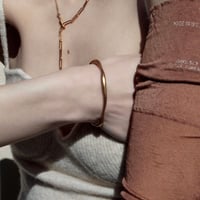 norme dew bangle (Matt) / SV925＋Gold Plated