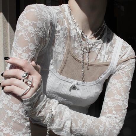 Figue clip slim necklace