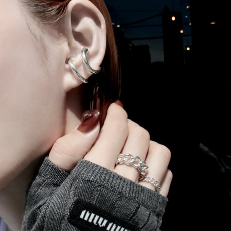 Infinity phalange cuff ring