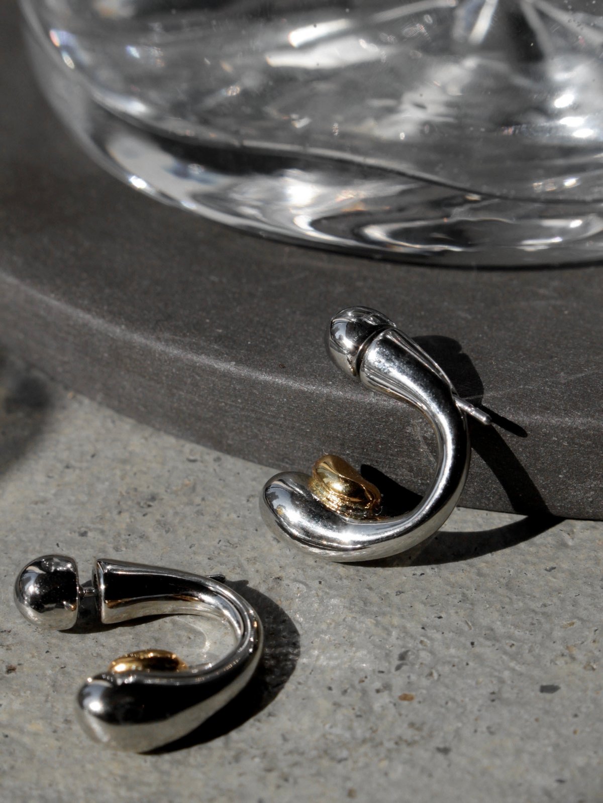 Kinetic parts hoop pierce (mix color) | Soierie