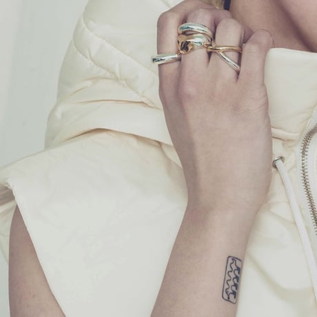 Connect loop earcuff ring (mix color)