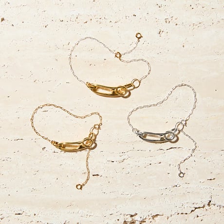 Fibula chain bracelet