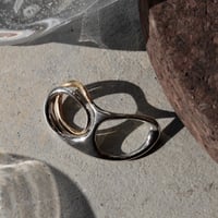 Fibula loop nestle ring (mix color)