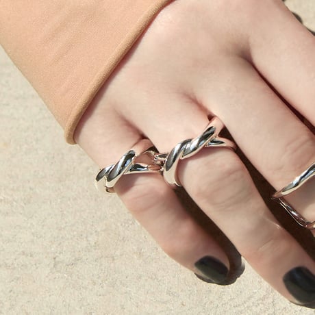Infinity cuff ring