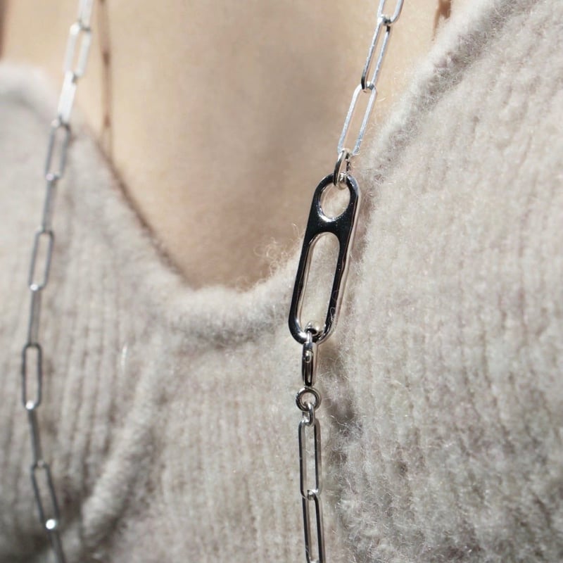 Gem clip necklace(3p set) | Soierie Online Store Gem clip necklace(3p set) | Soierie Online Store