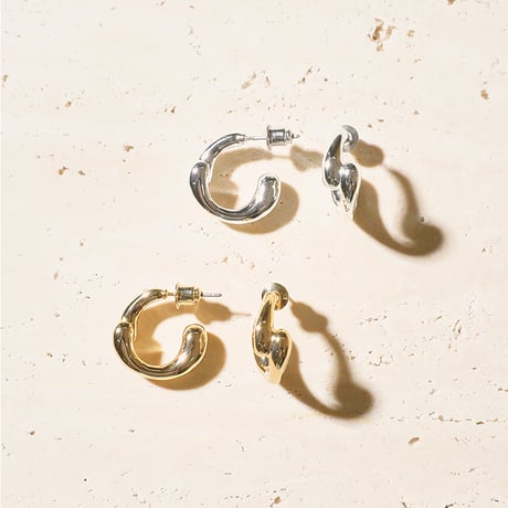 Dripping hoop pierce (one color)