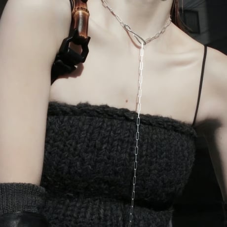 Lead rope necklace