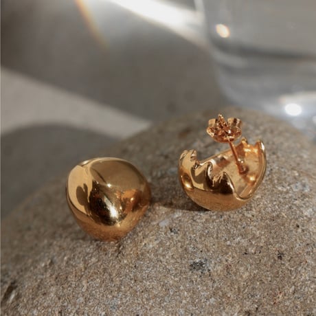 norme true circle half pierce / SV925＋Gold Plated