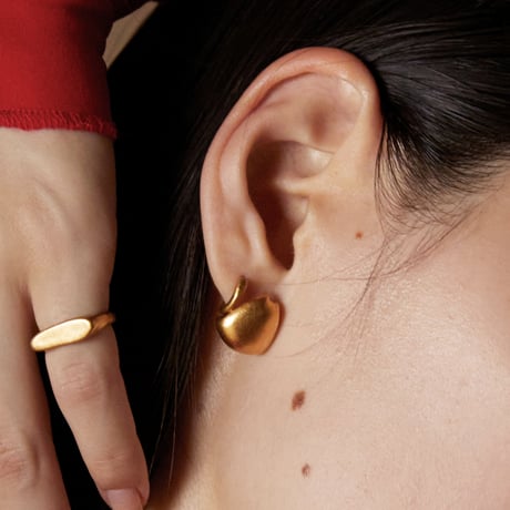 norme true circle half pierce (Matt) / SV925＋Gold Plated