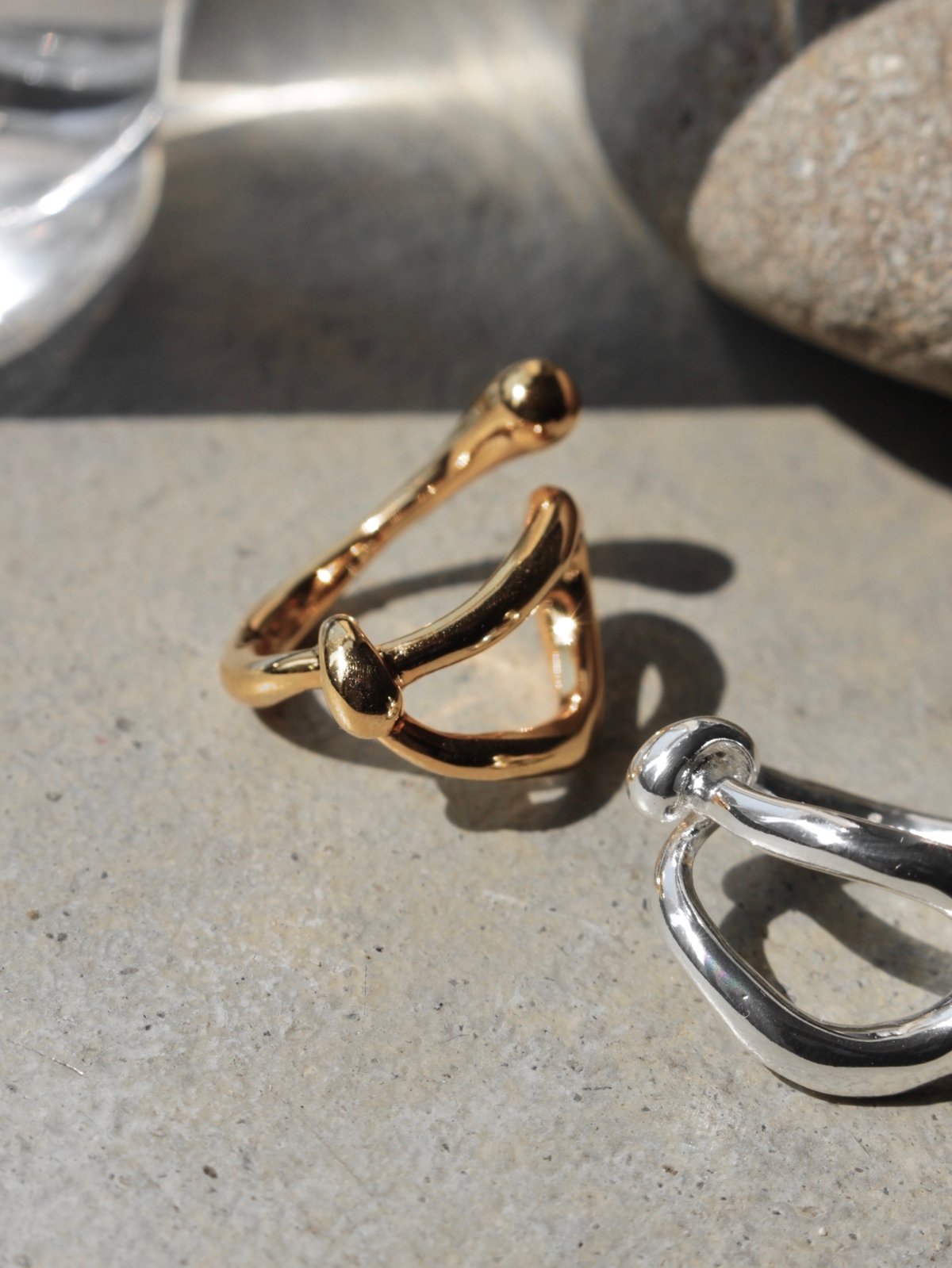 Metal art ring (one color) | Soierie WEB STORE