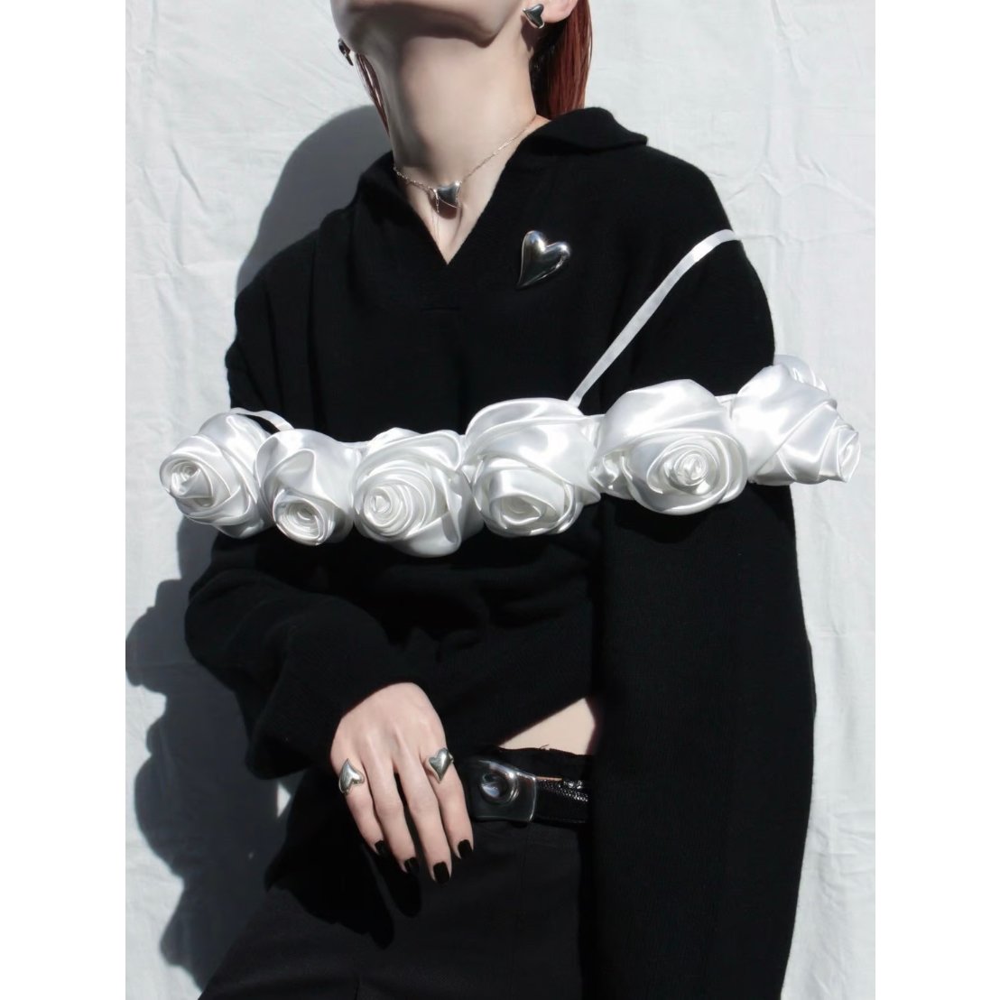 Heart brooch / Silver 【Silver 925 product】 | So