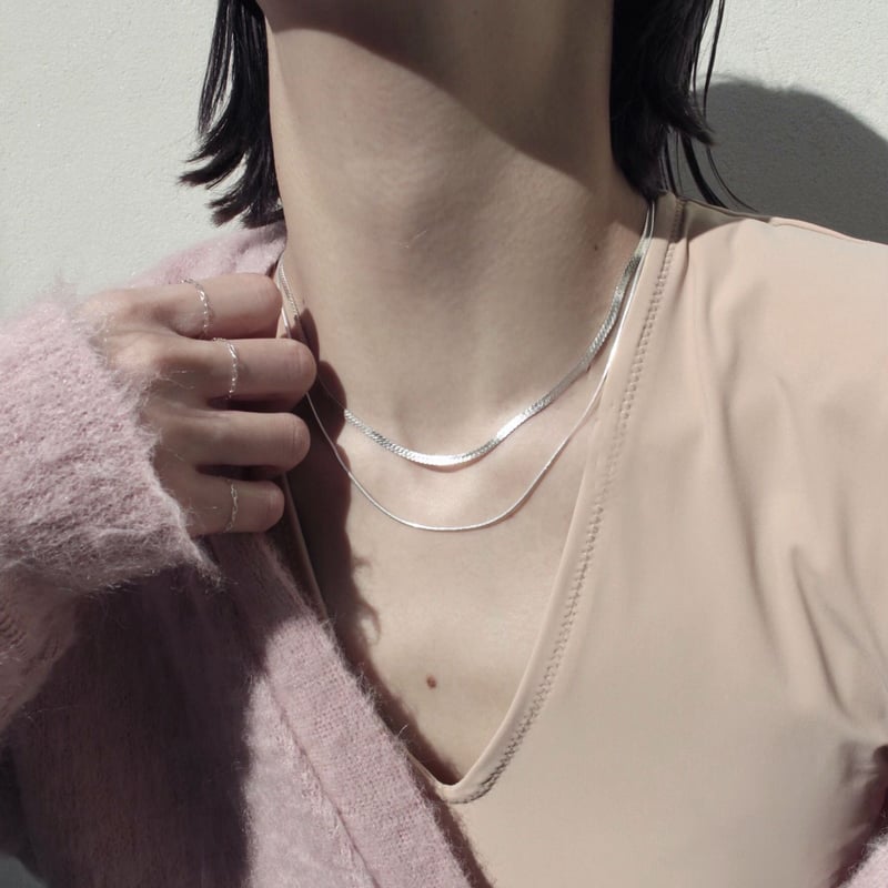 norme cord necklace / SV925 | Soierie Online Store