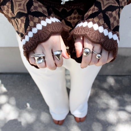 Metal stone ring
