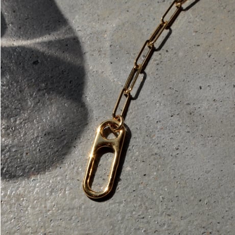 Gem clip necklace(3p set)