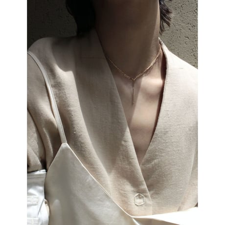 norme shimmer necklace / K18