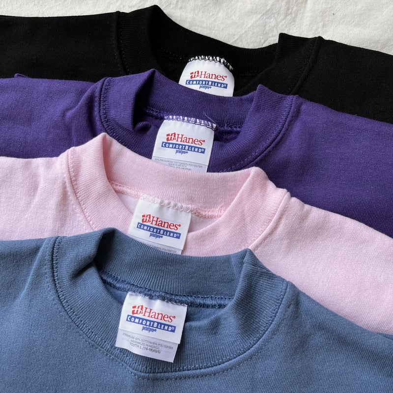 トップス DEAD STOCK\" HANES 単品【DEAD STOCK】Hanes社製 無地 CREW NECK SWEAT SHIRTS