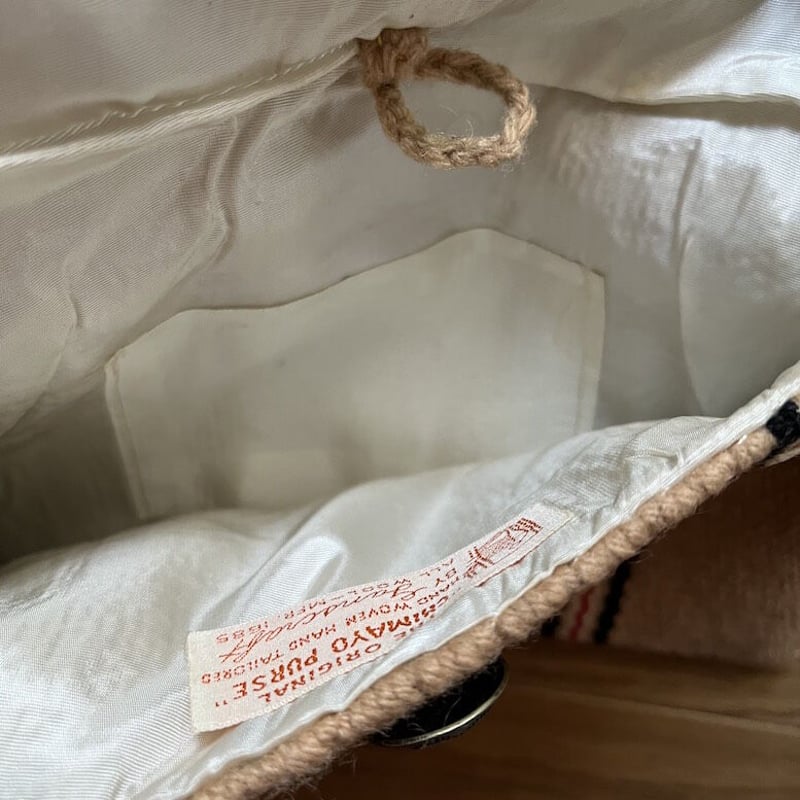 50s Gants craft社製 VINTAGE CHIMAYO PURSE beige ア