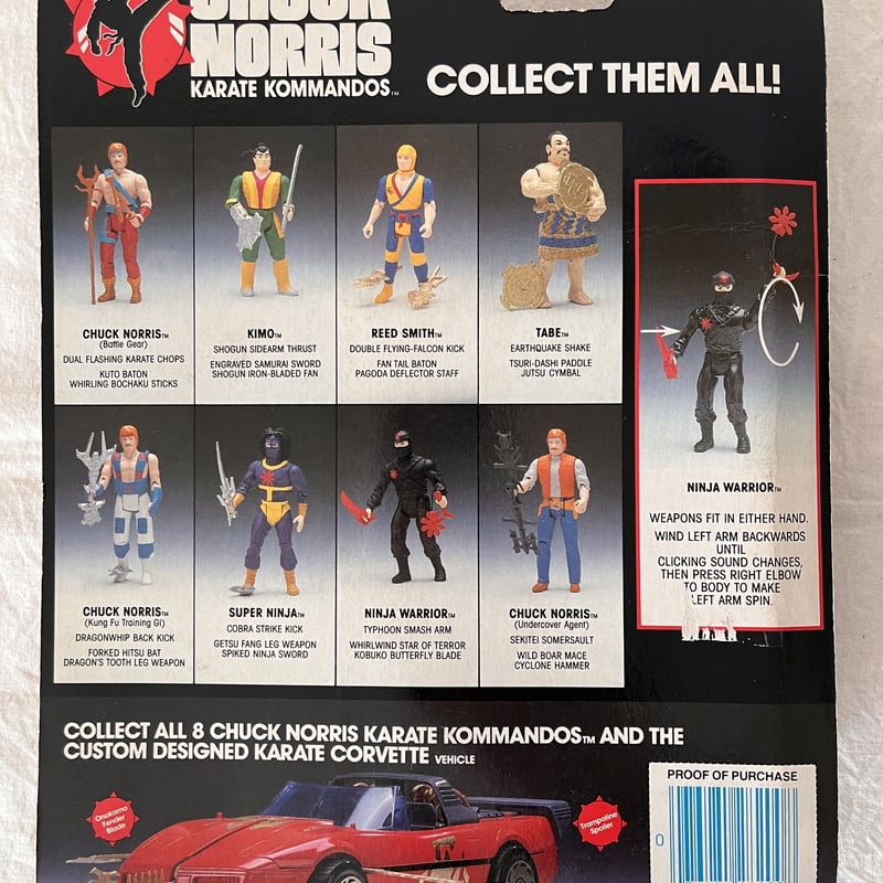 80s Kenner Toys「CHUCK NORRIS KARATE KOMMANDOS」A